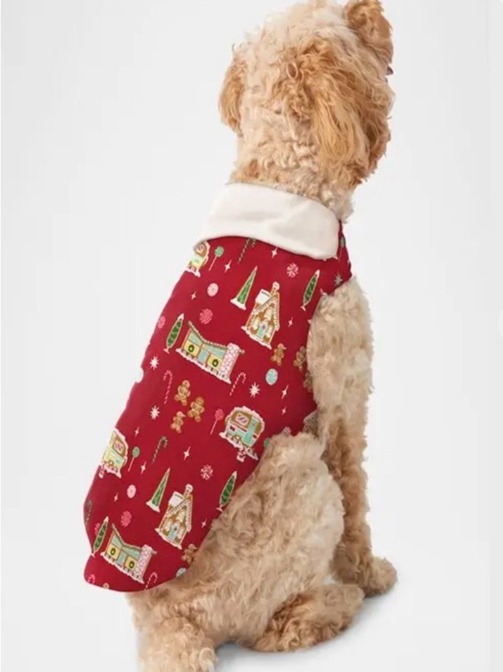BedHead Red Gingerbread Dog Christmas Pjs Neimans Exclusive Size Large NWT